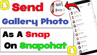 How To Send Gallery Photo As Snap On Snapchat - Step-by-Step Tutorial 👻 | Techie Tips screenshot 3
