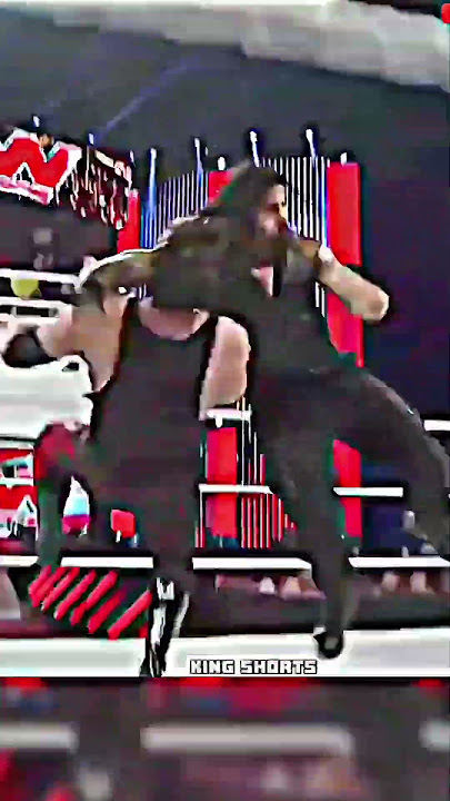 ROMEN REIGNS ANGRY moments 😠🤬// KING 👑 of WWW Shorts video #shorts #romenreigns #viralvideo