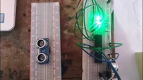 Distance Detection using ultrasonic Sensor