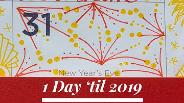 How to Zentangle Deeboops in my Giant #Quigtangle Zendoodle Countdown to the New Year