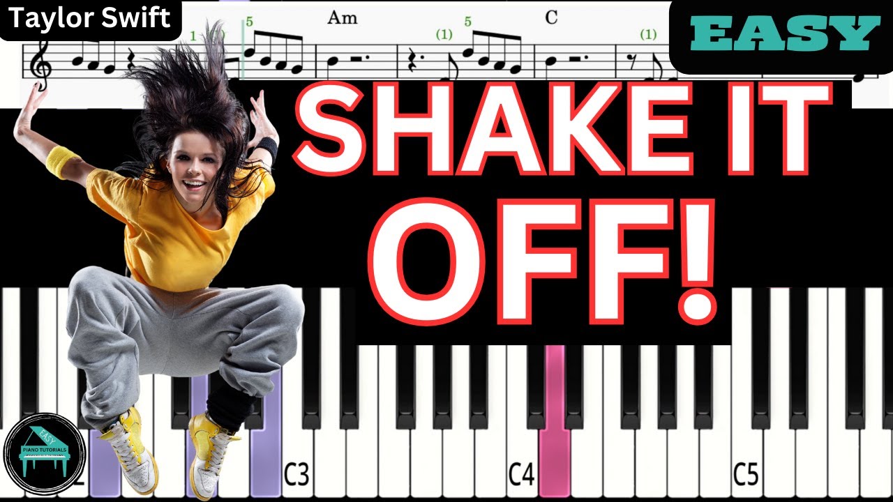 Shake it Off Taylor Swift Piano Tutorial - YouTube
