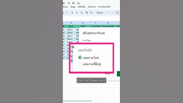 🧠 สอนทำ Pivot Table ใน Google Sheets 📗 Part 1 #pivottables #googlesheets #techninja
