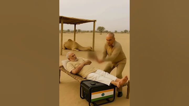 Trump and Modi in Controversial Tariff Gesture | Political Symbolism Explained #politicalhumor#funny