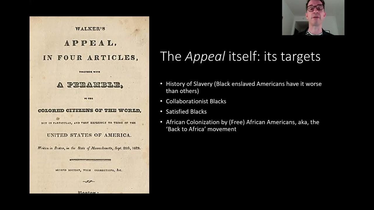 David Walker's APPEAL YouTube