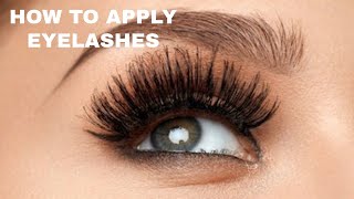 HOW TO APPLY FALSE LASHES FOR BEGINNERS  QUICK screenshot 4