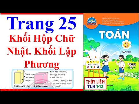 Khối Lập Phương Có Bao Nhiêu Cạnh - Toán Lớp 3 Trang 25 | Khối Hộp Chữ Nhật. Khối Lập Phương | Chân Trời Sáng Tạo