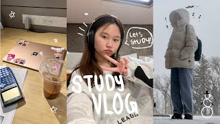 STUDY VLOG⋆ ｡⋆୨୧˚ [Cramming, Mini Haul, Productive Times…etc]