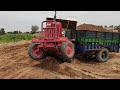 Mahindra 575 di tractor stuck in heavy load raju ki masti