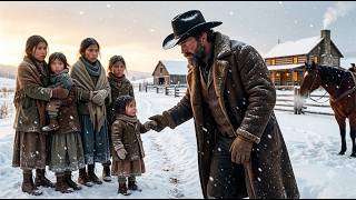 Starving Children Begged for Help—The Giant Cowboy Said, “You’re All Coming Home With Me.”
