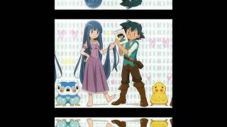 Ash and dawn ( shape of you ) edit #shorts #pokemon #amv #pearlshipping
