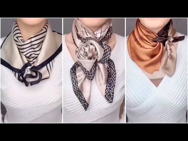 10 способов стильно повязать шейный платок