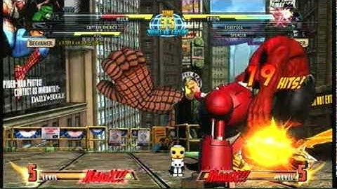 Marvel vs Capcom 3 Xbox Live Player Match 03-20-2011
