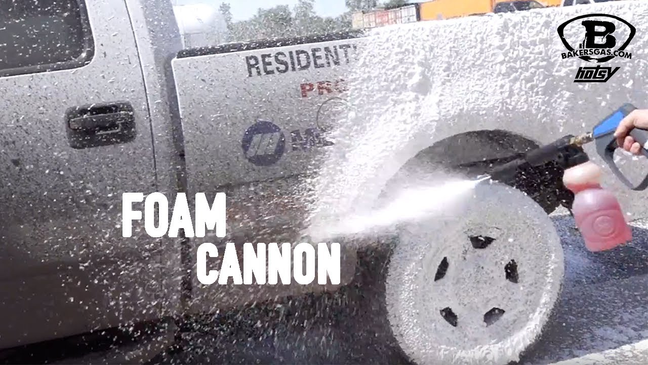 Baker's Gas Hotsy Foam Cannon Demo