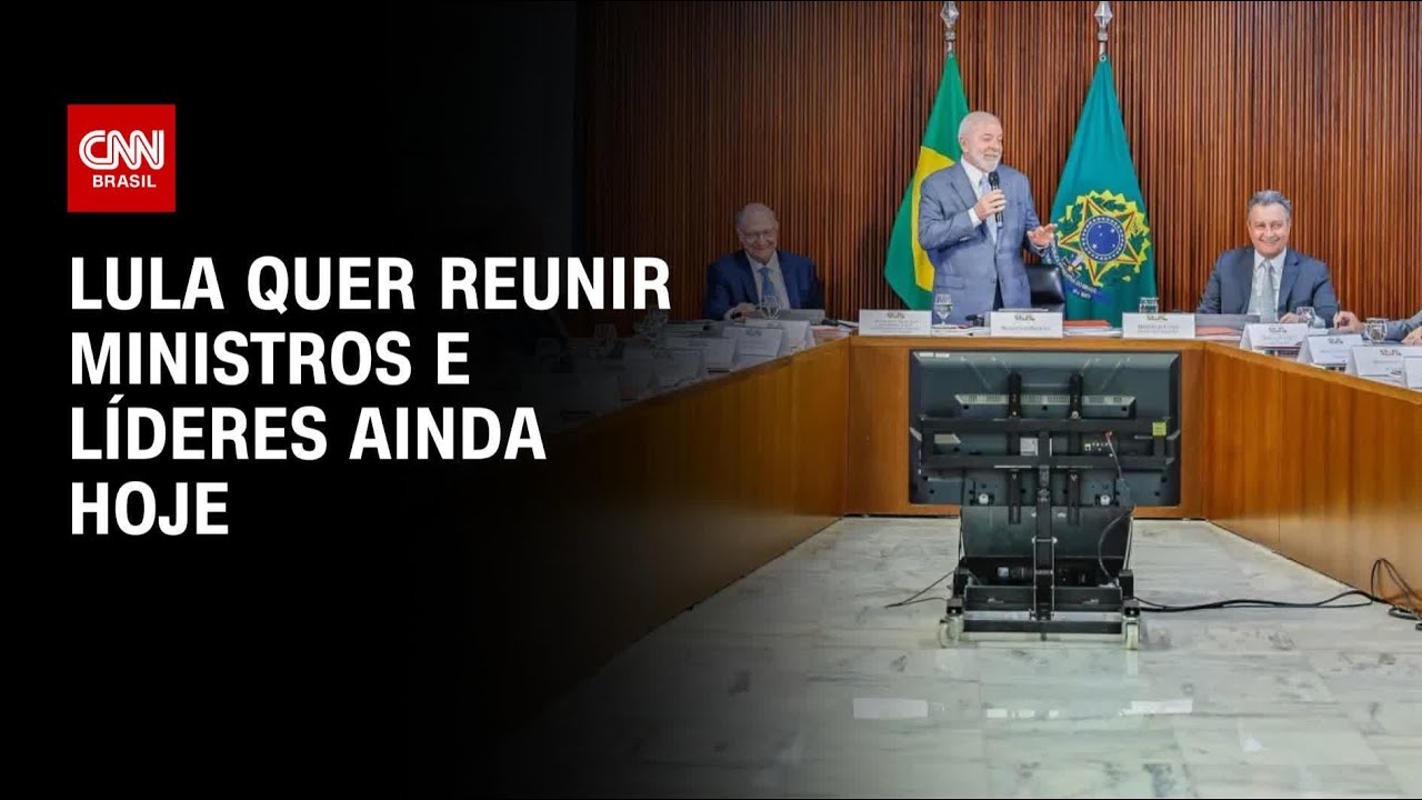 Preocupado com pauta no Congresso, Lula quer reunir ministros e líderes ainda hoje| BRASIL MEIO-DIA