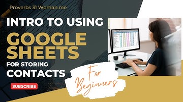 Using Google Sheets for Contact List