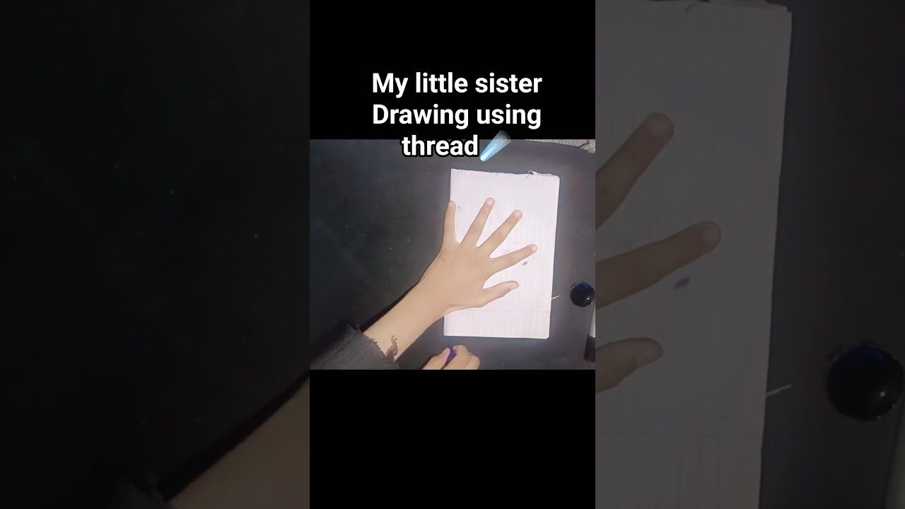 Relastic  thread Drawing ✨ 