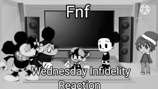 Fnf react to Wednesday infidelity mod! (Gacha club)