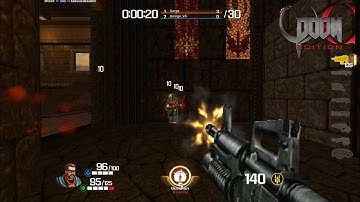 Quake Champions: Doom Edition | Deathmatch | QCDE07 Temple of Retribution | Freeman