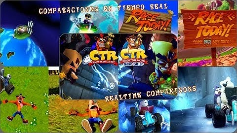 CTR NITRO FUELED ◘ Adventure Openings Real-time Comparison! Beta vs NF 1999/2019