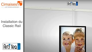 Comment Suspendre Un Tableau Facilement - Cimaise Classic Artiteq