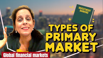3 types of primary market issuances by corporates: IPO, FPO and...