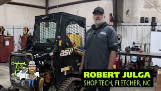 Robert Julga, Shop Tech in Fletcher NC Installs Engine On ASV Compact Track Loader - NED Tech Talk by National Equipment Dealers, LLC 50 views 4 months ago 1 minute, 15 seconds