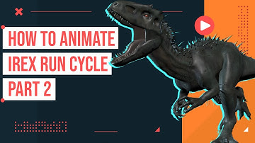 Maya Tutorial: How to Animate a Dinosaur Run Cycle (Part 2 Animating the Feet and Hips)