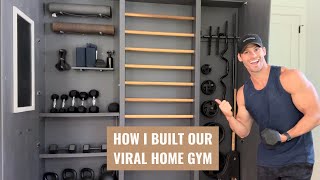 How I Built Our VIRAL Custom Home Gym