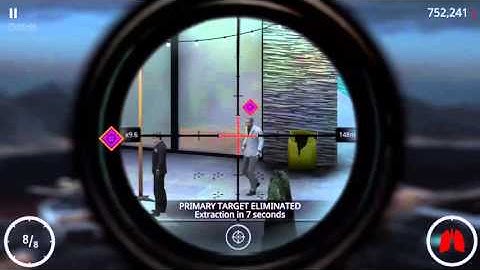 Hitman: Sniper Chapter 2 Mission 9 of 20 iPhone iOs Gameplay  - Scored 1,100,100!