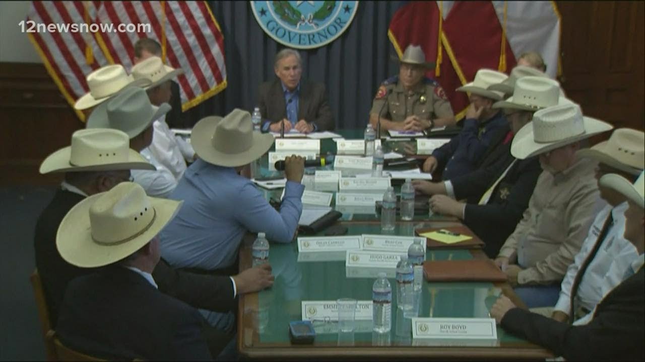 Gov. Greg Abbott met with county sheriffs to discuss protection of ...