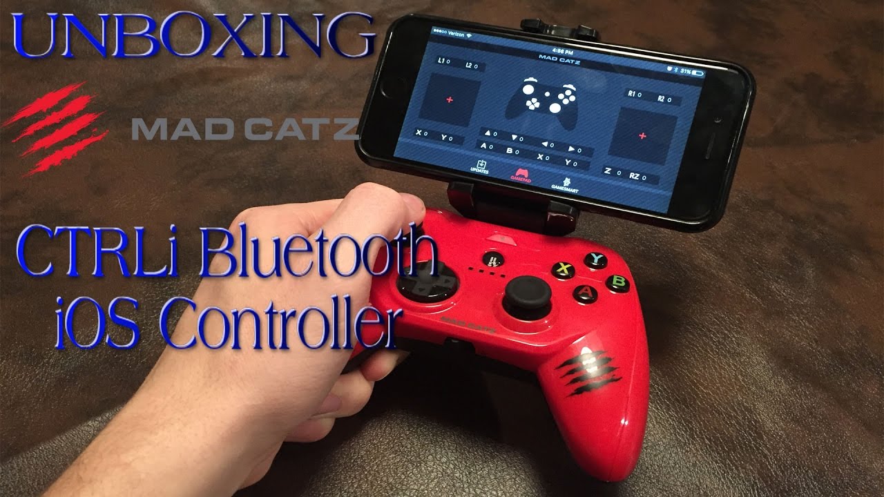 Controller Mad Catz Micro C.T.R.L.i Bluetooth Per IPhone E IPad, Gamepad Per IOS, Nuovo In Scatola