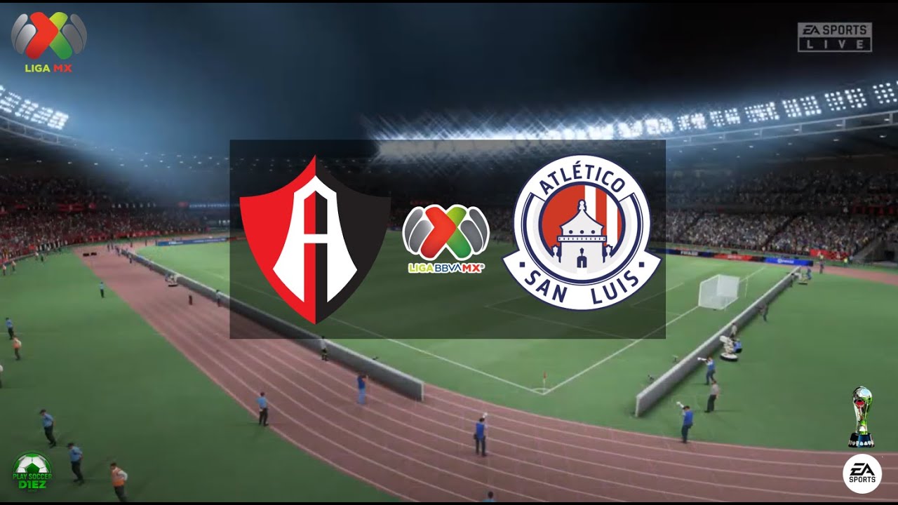 ATLAS vs SAN LUIS | LA LIGA MX | EA Sports | PSD1EZ - YouTube