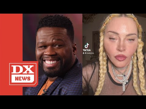 50 CENT CLOWNS Madonna For Making Strange Rap Tik Toks At 64 Years Old