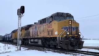 UP AC44’s work Clinton, WI while GP60’s are in Beloit by Purple Prick Production 300 views 3 months ago 8 minutes, 40 seconds