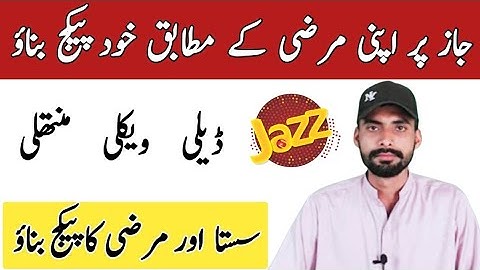 Make a package of your choice on Jazz