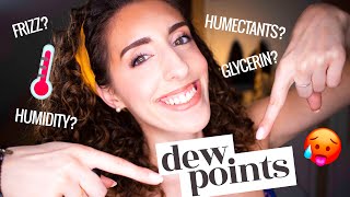 DEW POINTS + CURLY HAIR EXPLAINED: Glycerin, Frizz, and How to Avoid It