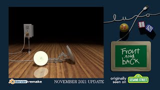 Luxo Jr In Front And Back - Blender Remake November 2021 Update