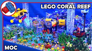 LEGO City Coral Reef Ocean Exploration Diorama Moc