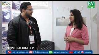 ईवीएक्सपो 2023 में जेडआईएस मेटालियम एलएलपी का स्टॉल | ZIS Metalium LLP's stall at EvExpo 2023