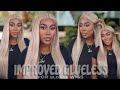 WOW! My Favorite Blonde Wig Ever | Improved Glueless Method + Beginner Install Ft Nadula Hair
