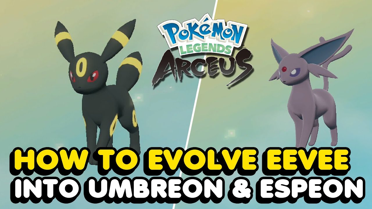 Pokemon Legends: Arceus - How to Get Eevee and All Evolutions