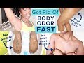 Get Rid of Body Odor FAST | STOP SWEAT, Armpit Odor, Navel, Feet, Under Breast & Vaginal Odor