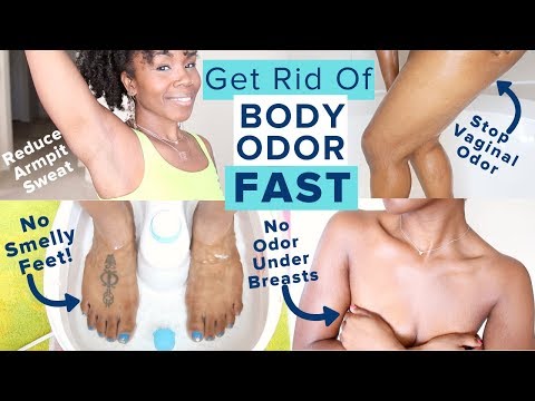 Get Rid of Body Odor FAST  STOP SWEAT, Armpit Odor, Navel, Feet, Under  Breast & Vaginal Odor 