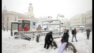 Madrid hit by Storm Filomena (Advanced level English C1)