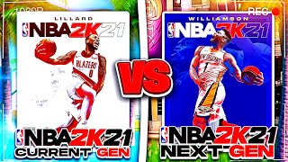 THE DIFFERENCE BETWEEN NBA 2K21 NEXT GEN AND CURRENT GEN