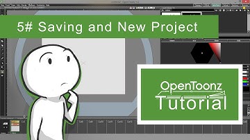 OpenToonz Tutorial #5 - Saving and New Project