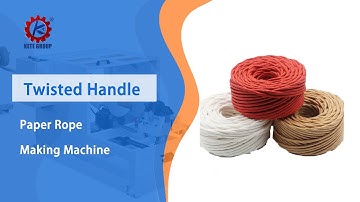 Series Twisted Paper Rope Making Machine