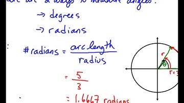MHF4U Unit 5 Day 1a Radian First Things First Video Lesson