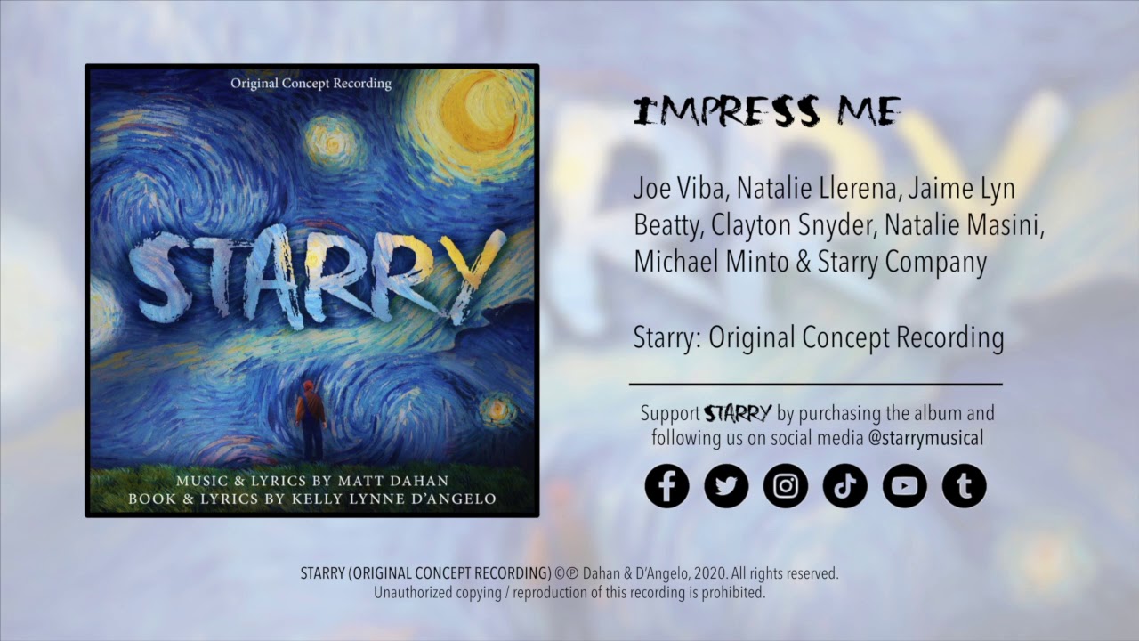 Watch "Impress Me" - Starry: Original Concept Recording on YouTube Watch "Impress Me" - Starry: Original Concept Recording on YouTube