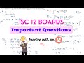 Important Questions Practice Session | Maths | ISC 12 SCORE 80/80 | Part 2